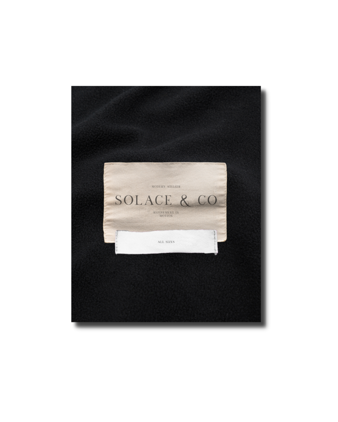 Atelier Fabric Label Mockup Template