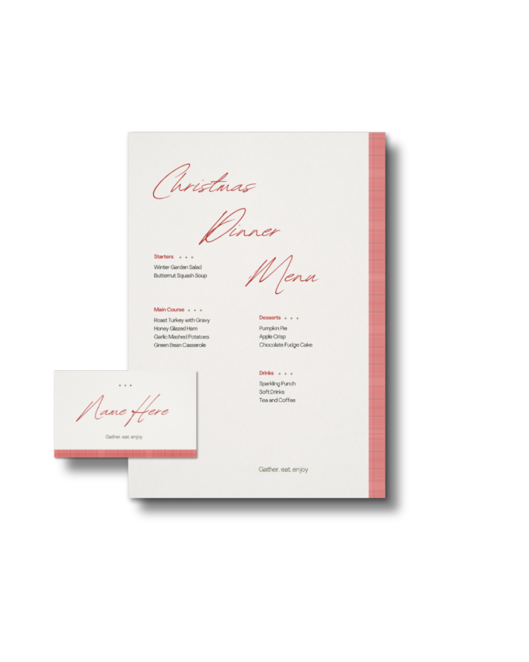 Christmas Name Tags