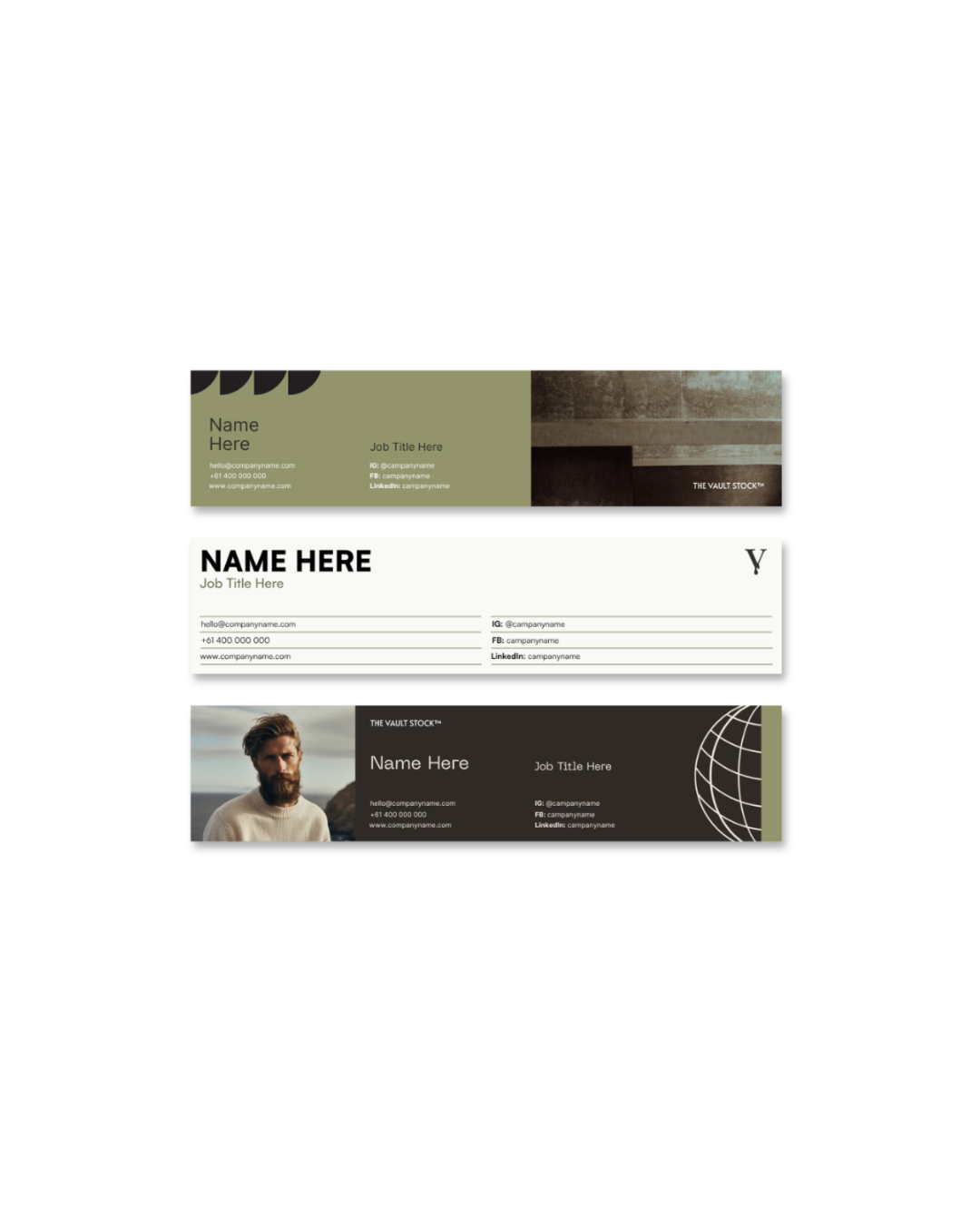 Minimalist Email Signature Template