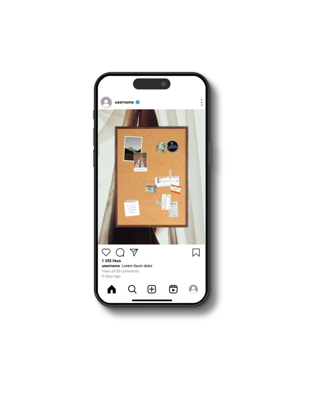 Travel Pinboard Template