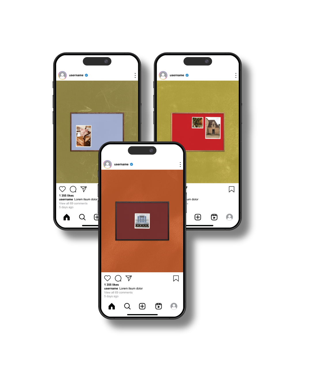 Travel Photo Frame Instagram Template