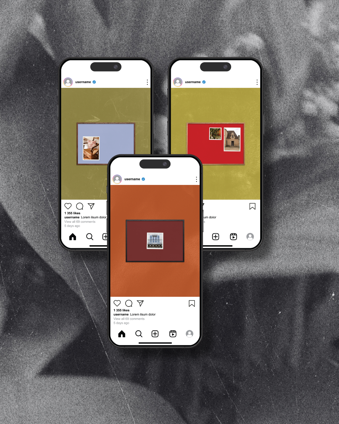 Travel Photo Frame Instagram Template