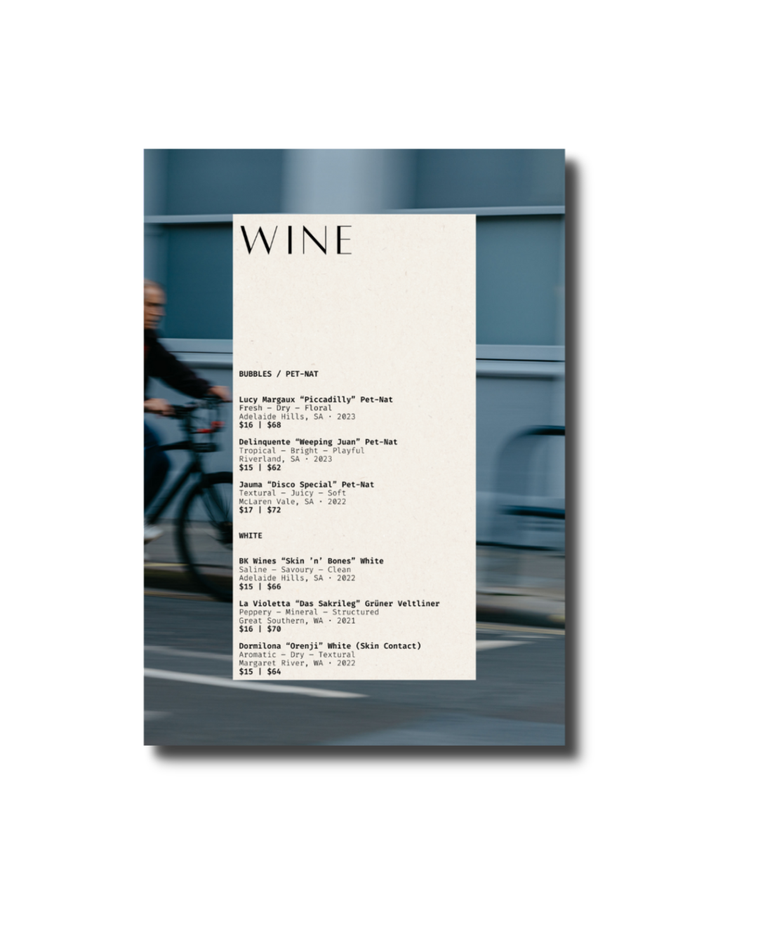 House Pour Wine Template