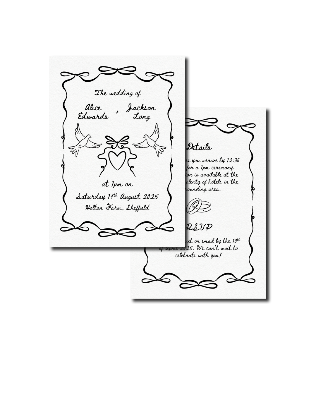 Elegant Wedding Invite