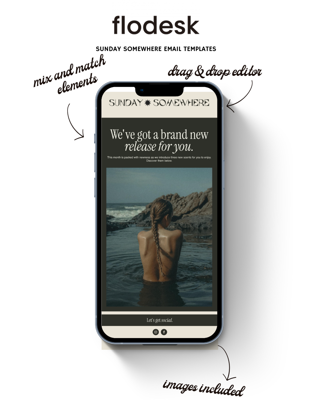 Flodesk Email Template - Sunday Somewhere
