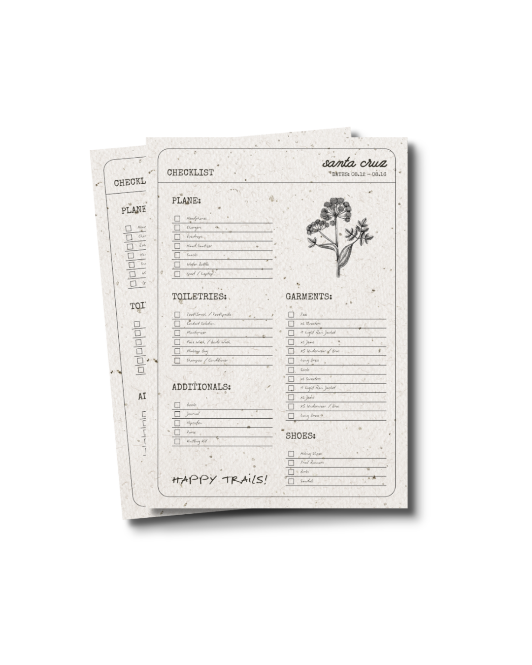 Travel Packing Checklist