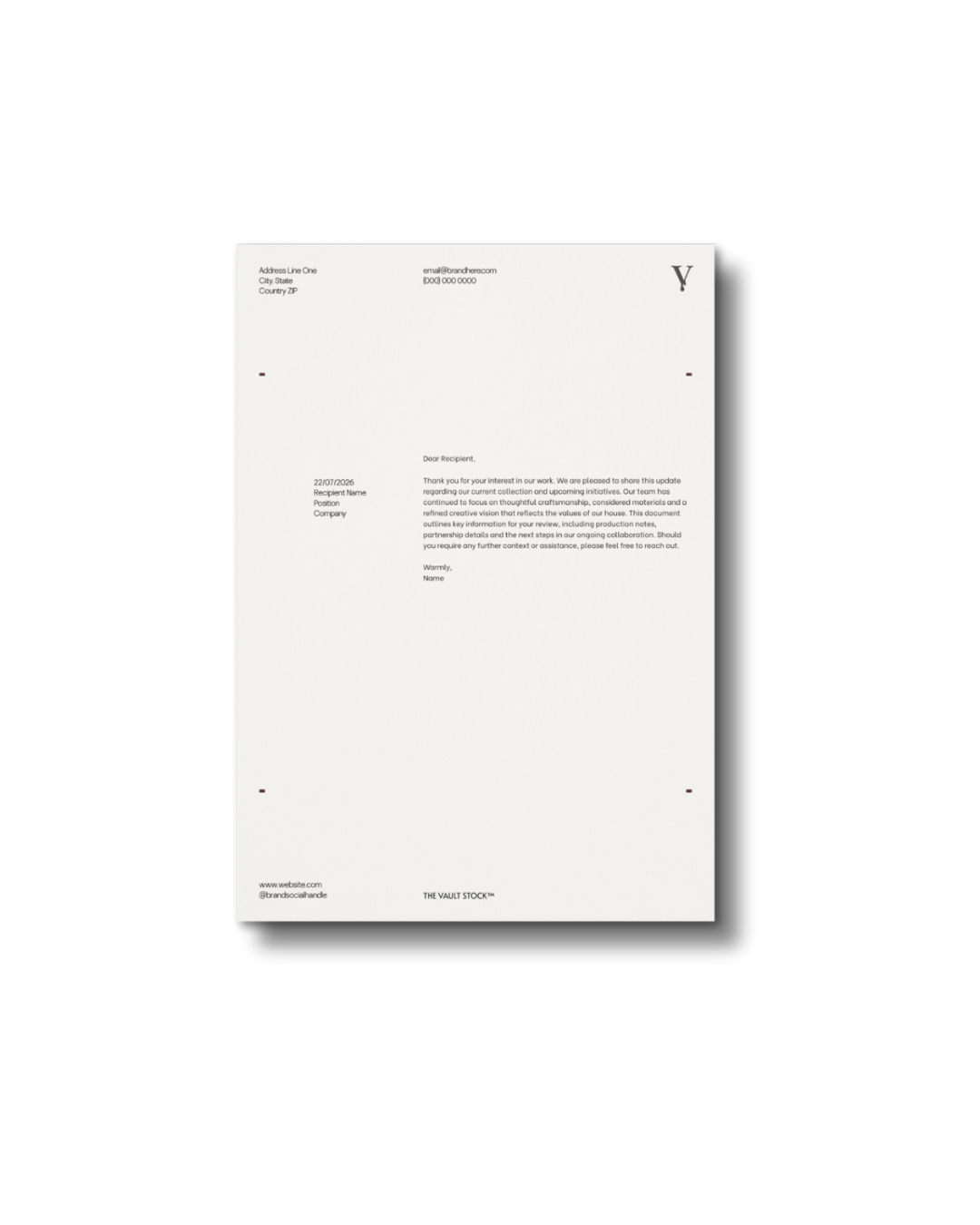 Letterhead Template