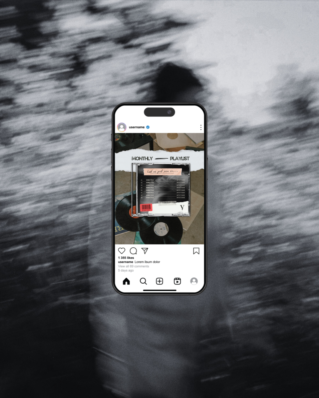 Monthly Playlist Template