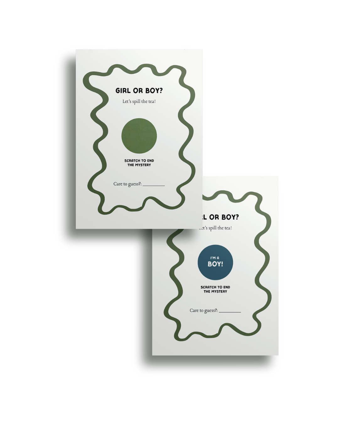 Scratch Off Gender Reveal