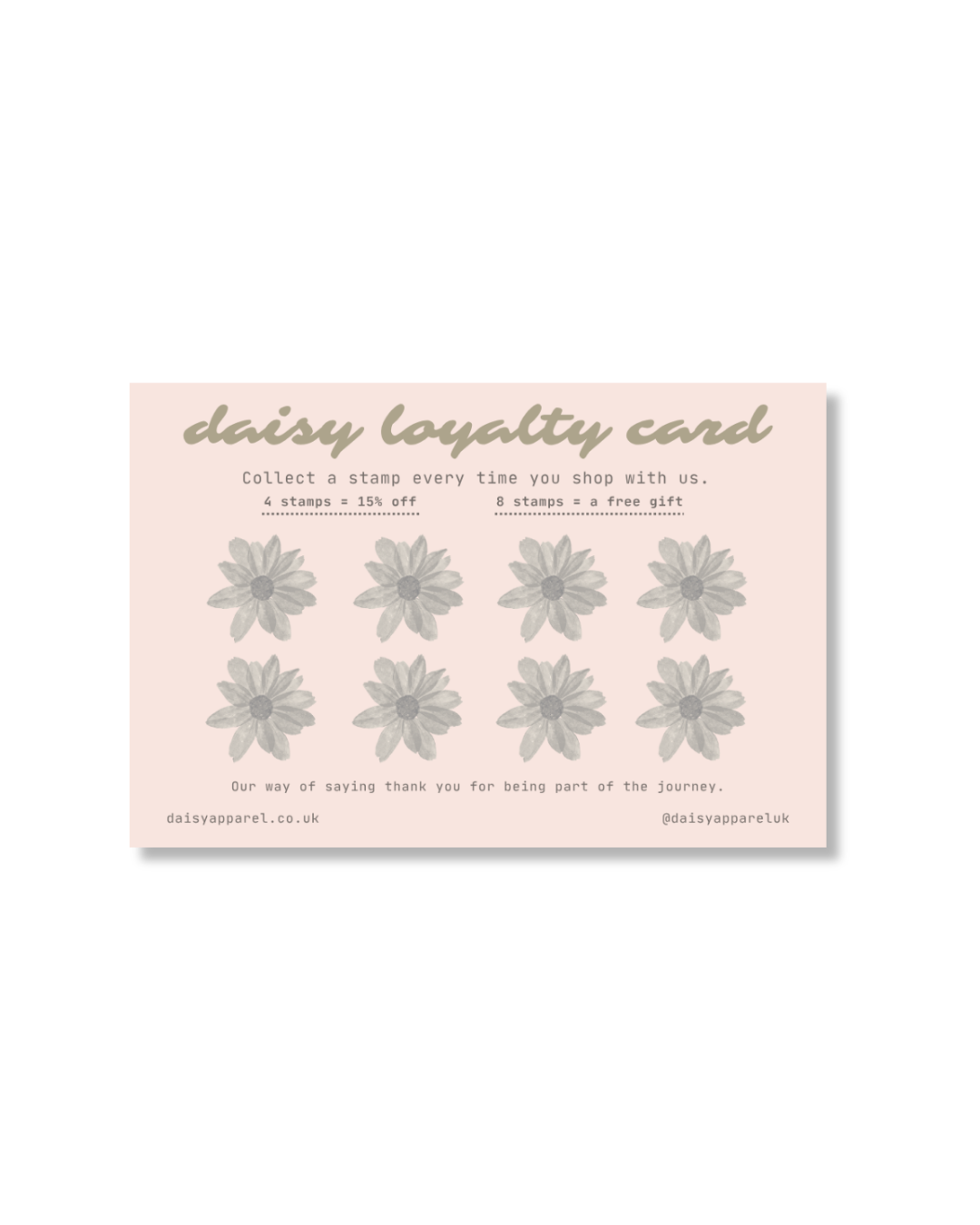 Loyalty Punch Card