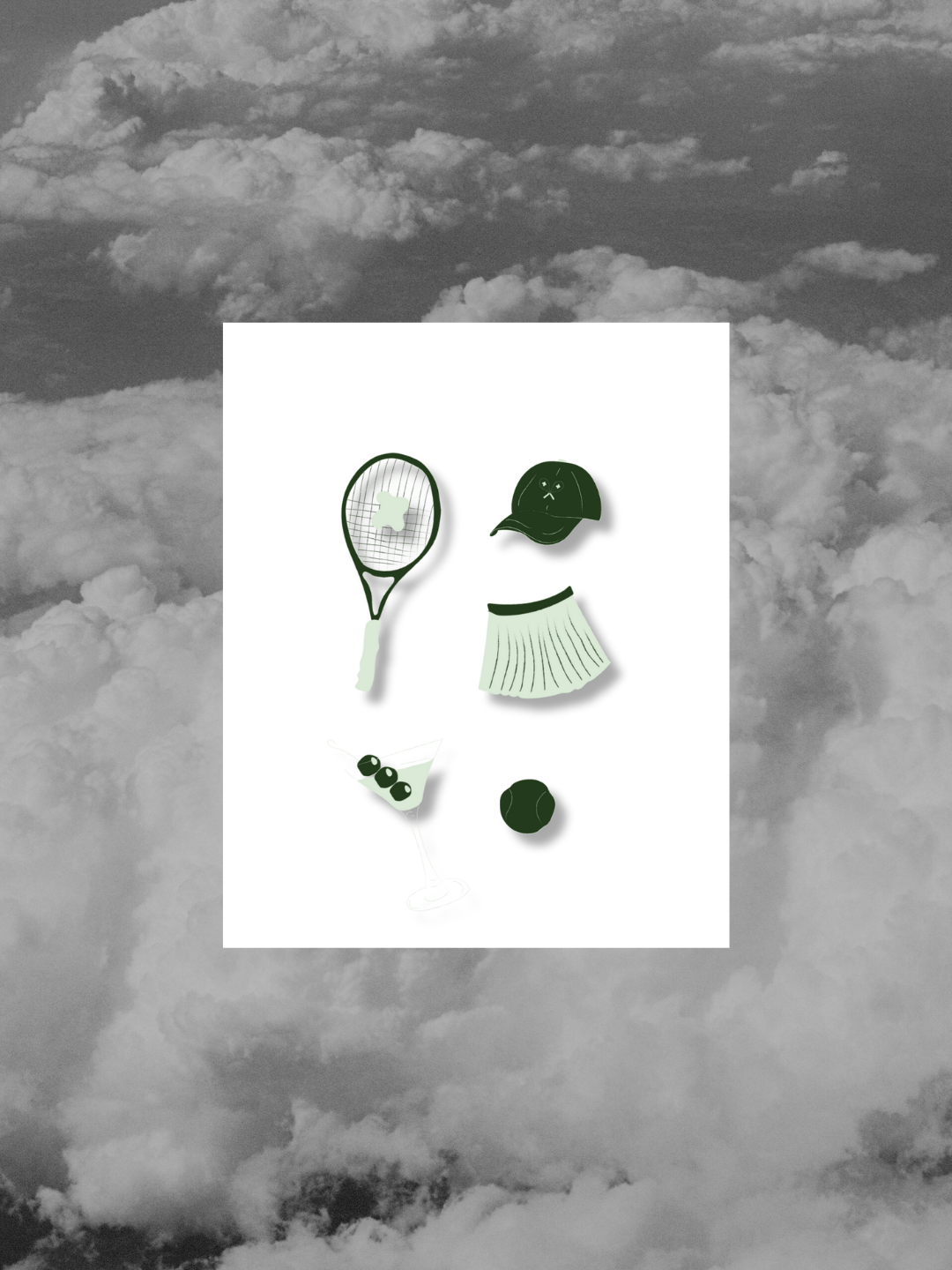 Tennis Club Illustrations