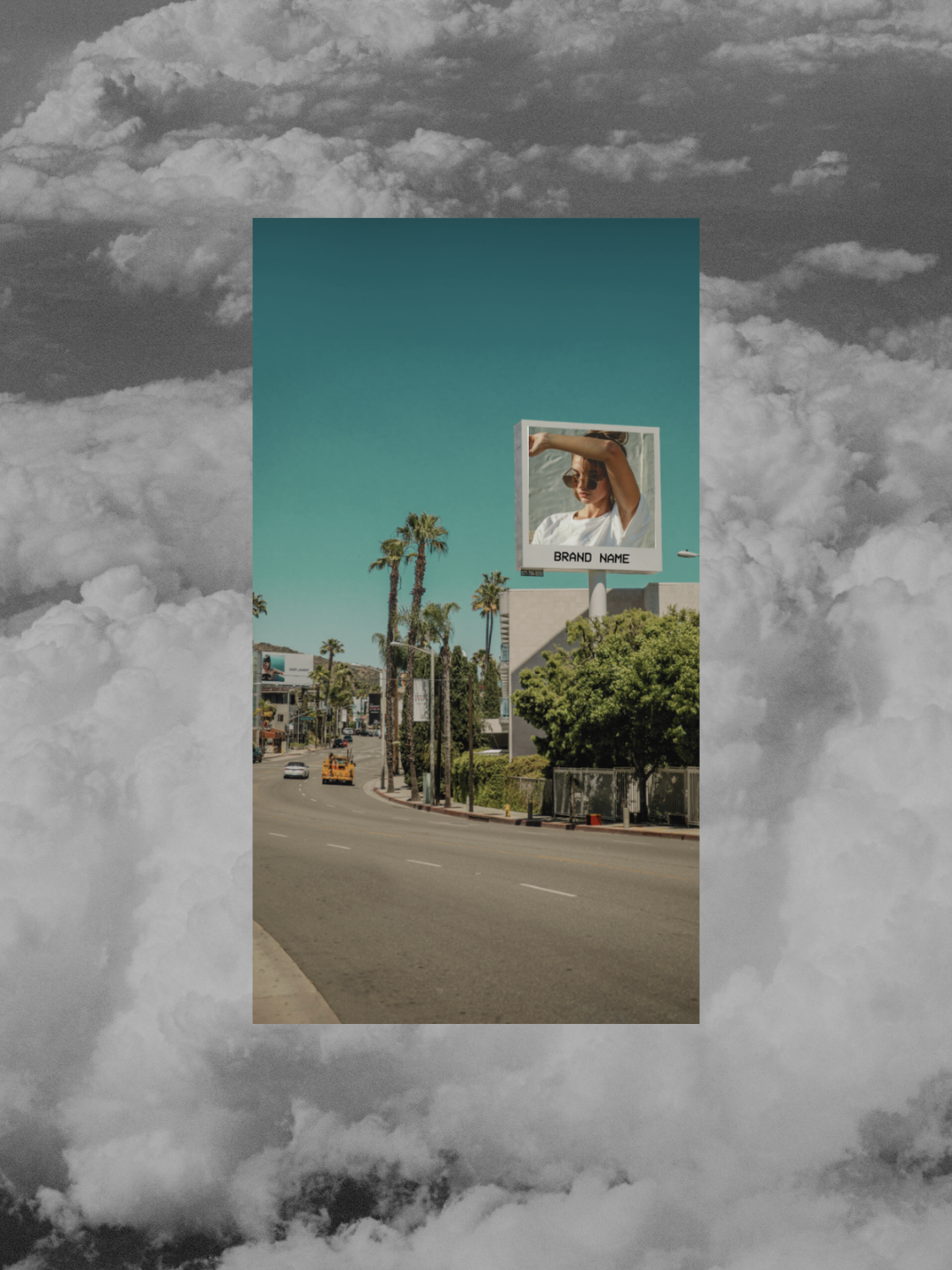 Hollywood Billboard Mockup