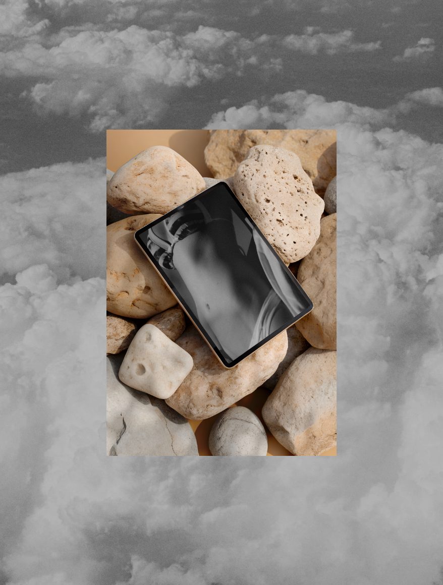 Stone iPad Mockup
