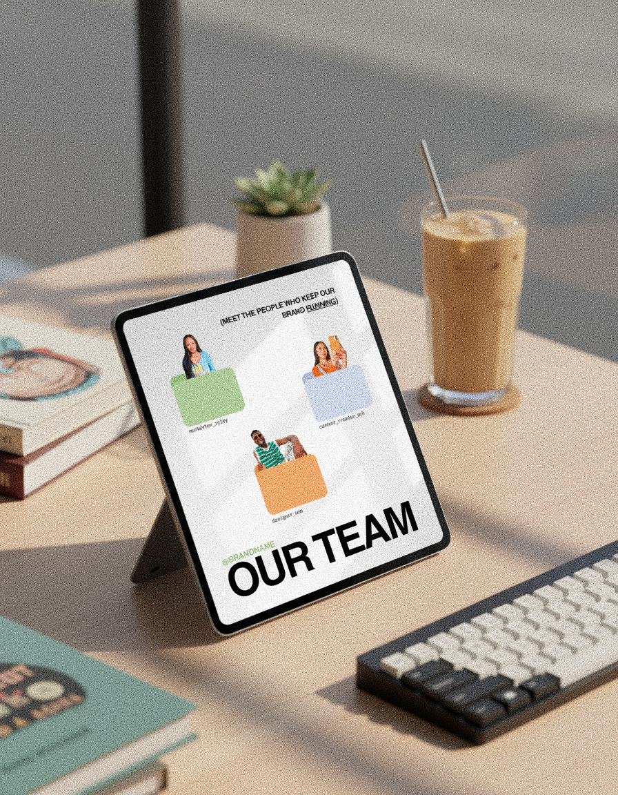 Our Team Instagram Post Template