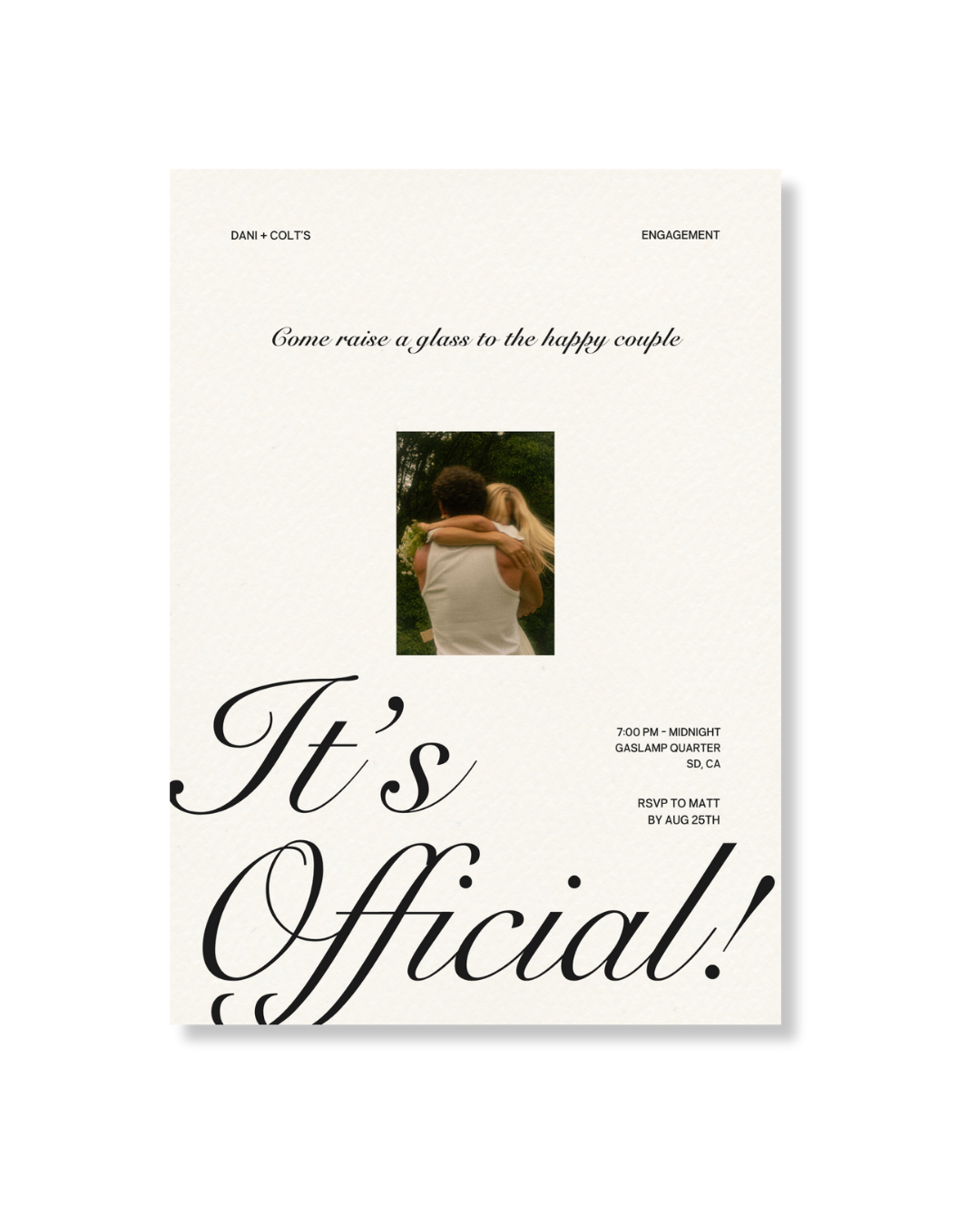 Engagement Party Invite