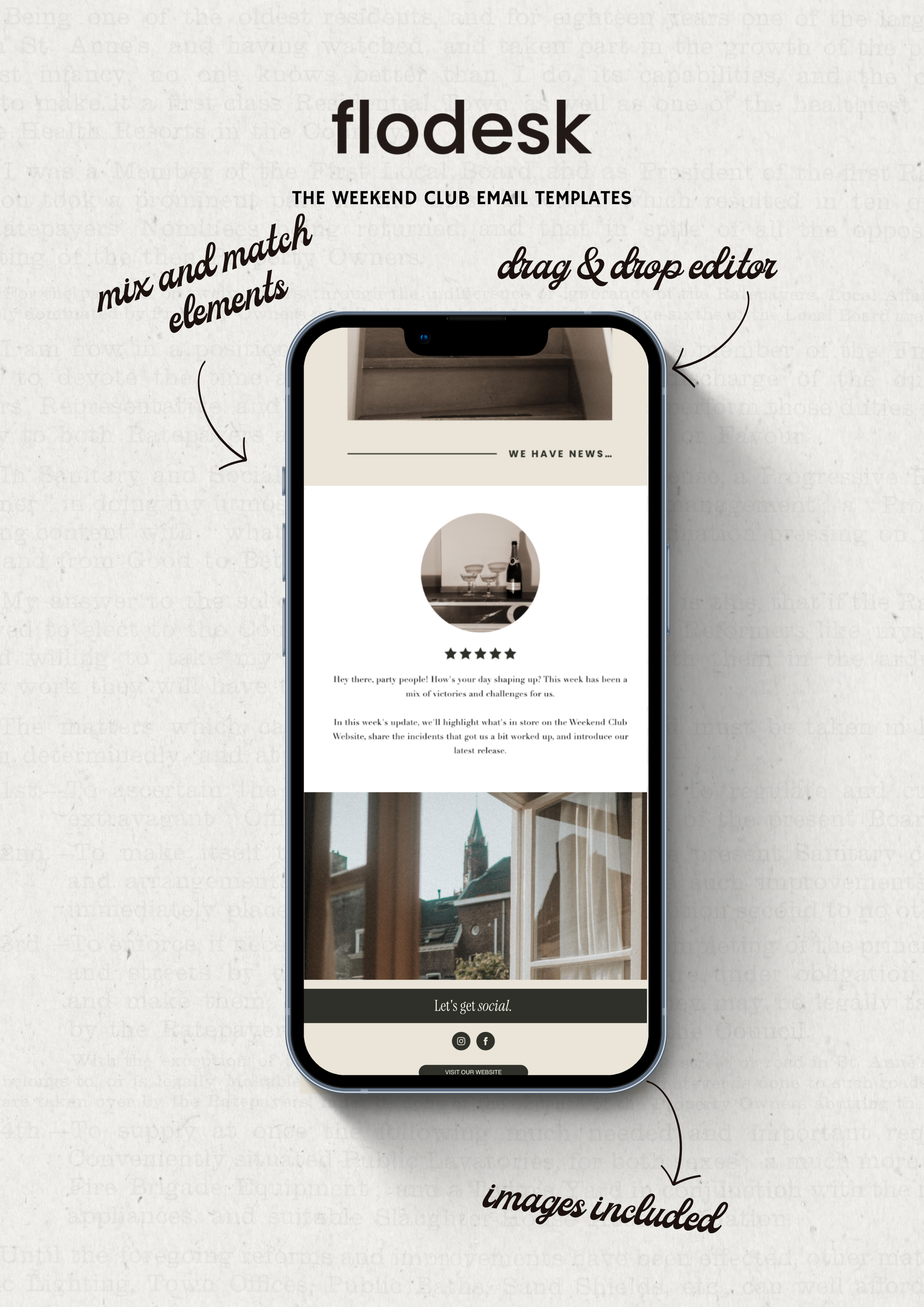 Flodesk Email Template - The Weekend Club
