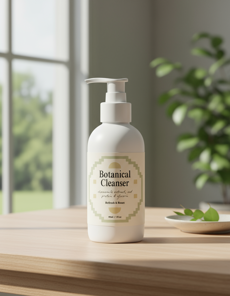 Skincare Product Label