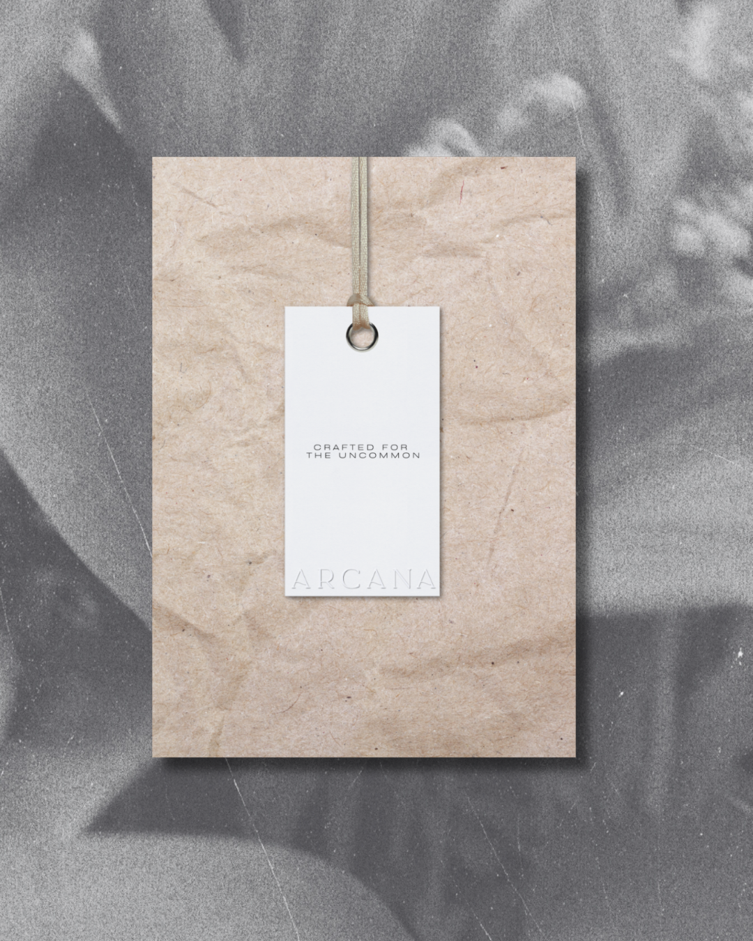 Arcana Hang Tag Mockup Template