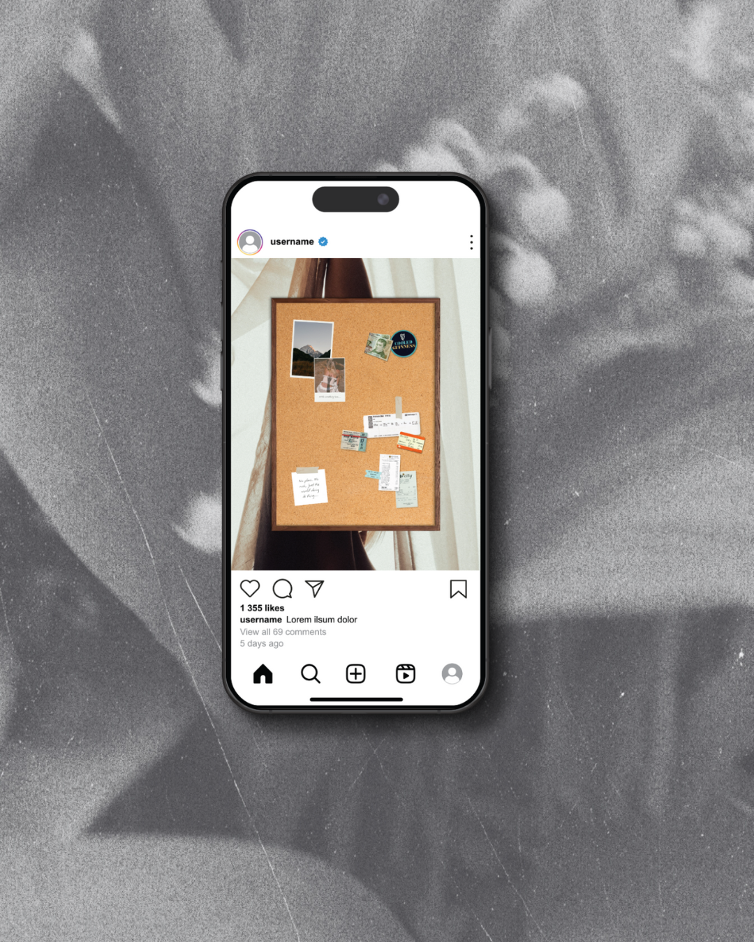 Travel Pinboard Template