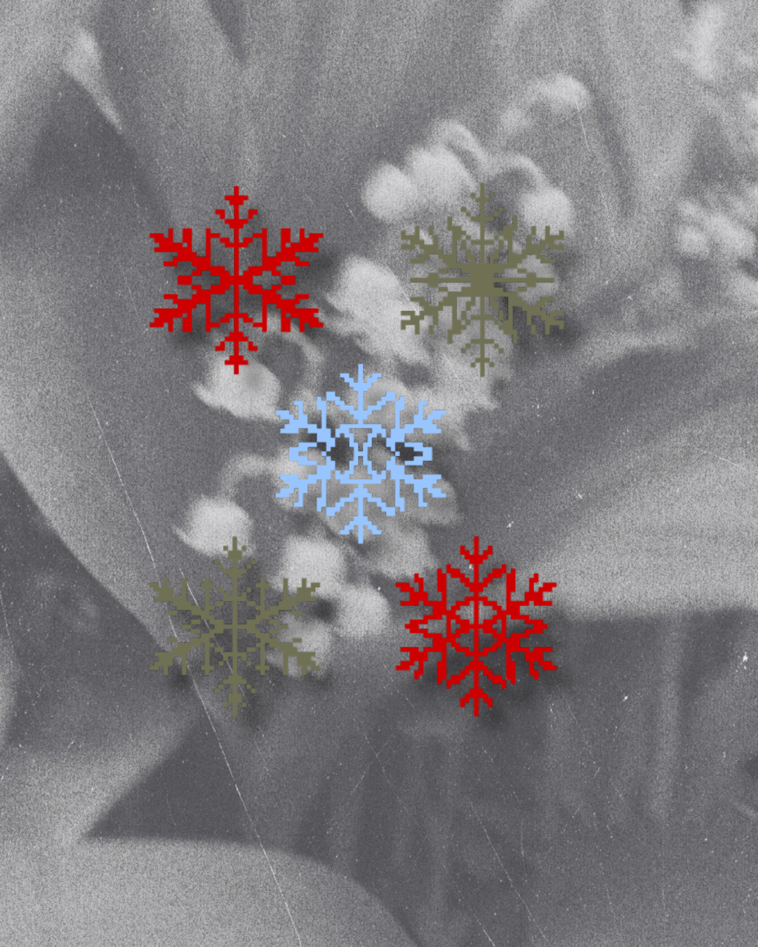 Christmas Snowflake Stickers