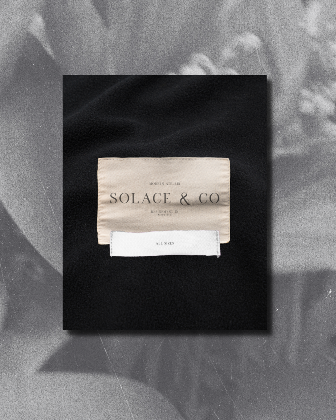 Atelier Fabric Label Mockup Template