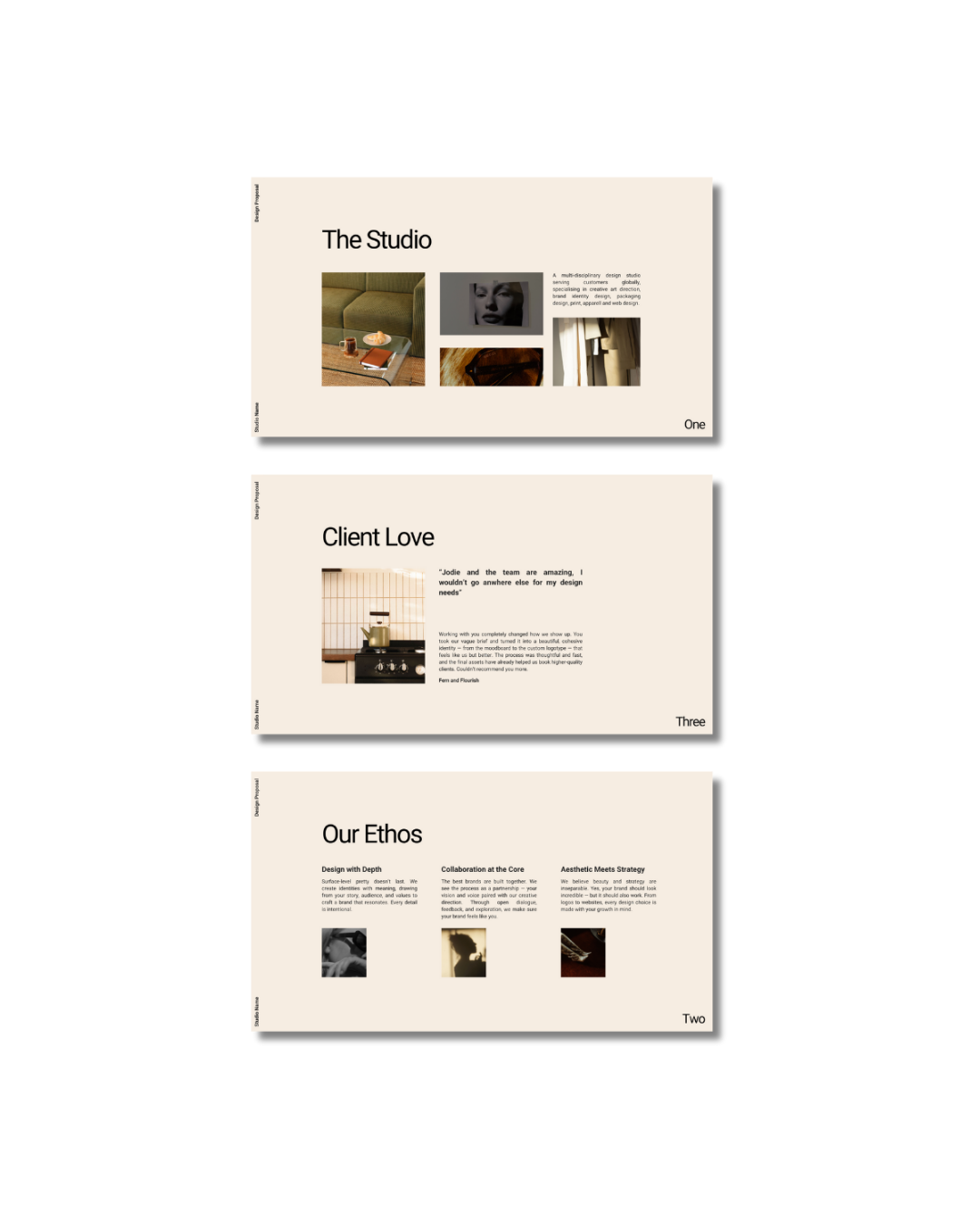 Minimal Design Studio Deck