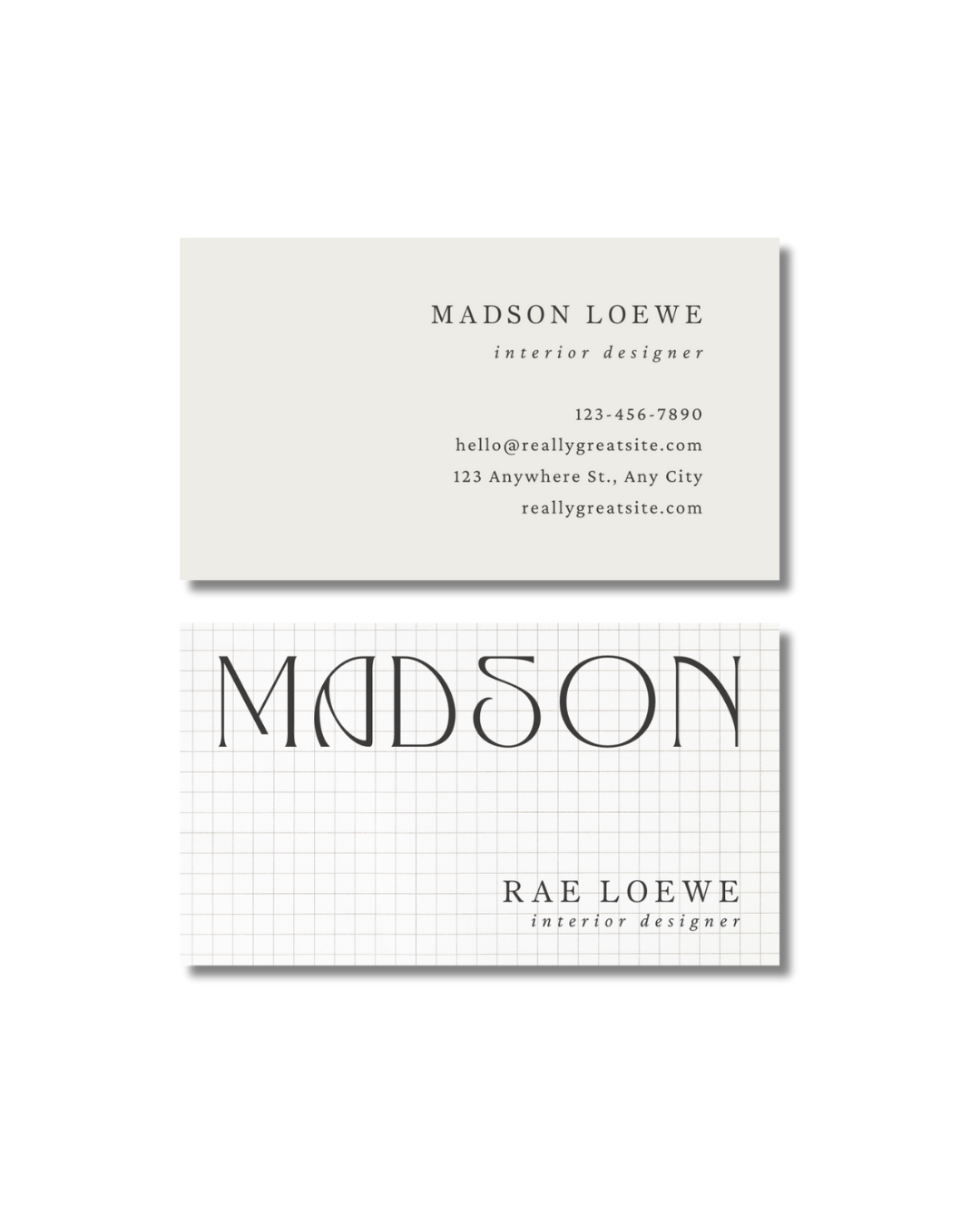 Madson Business Card Template