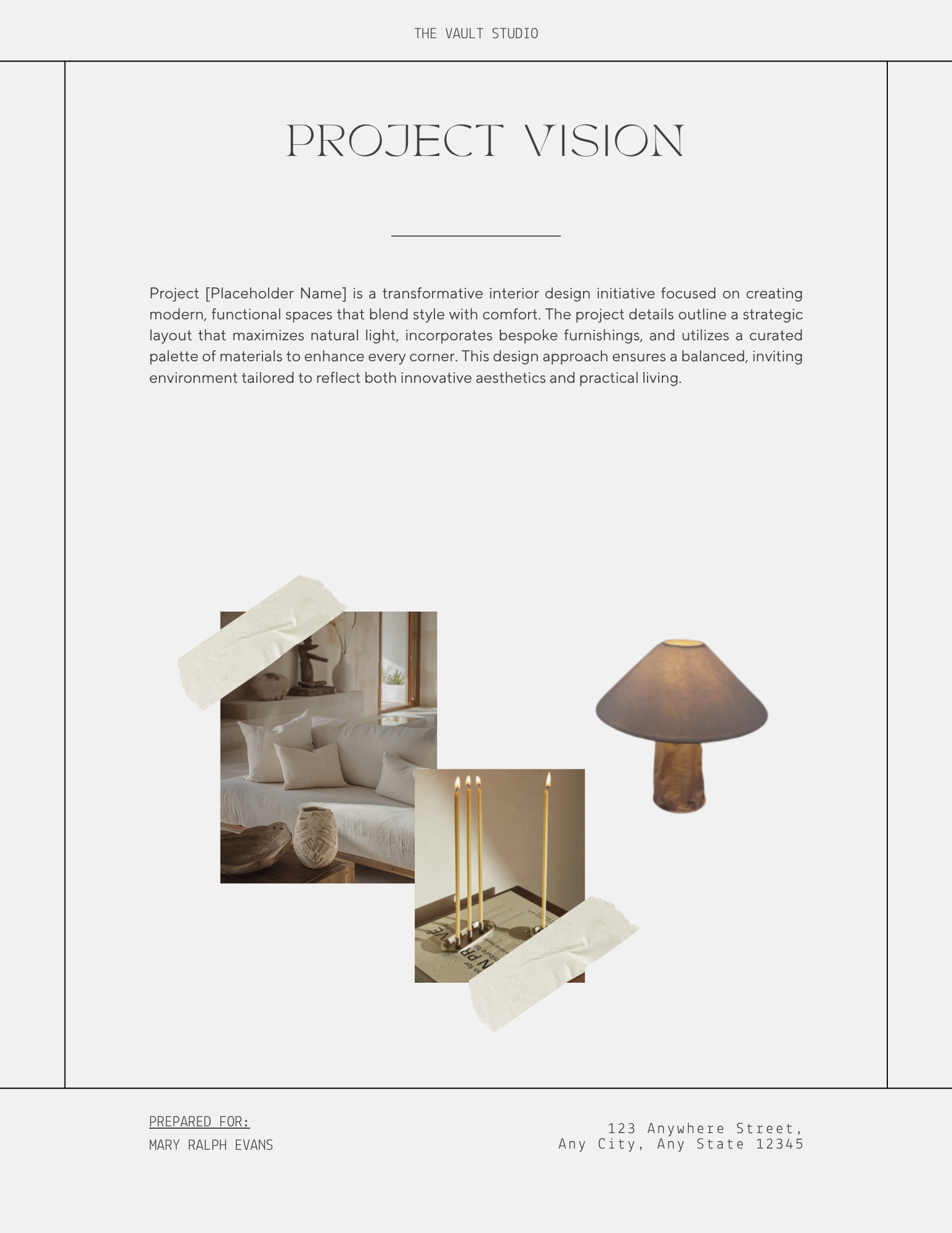 Design Proposal Template