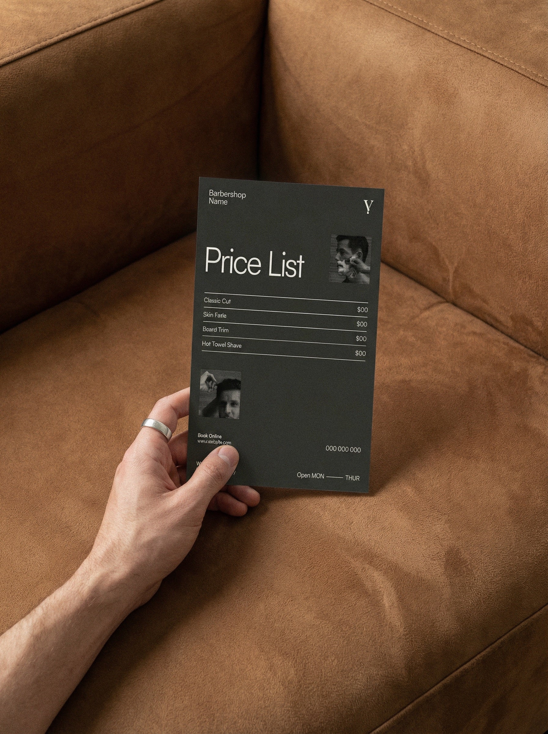 Barber Price List Template