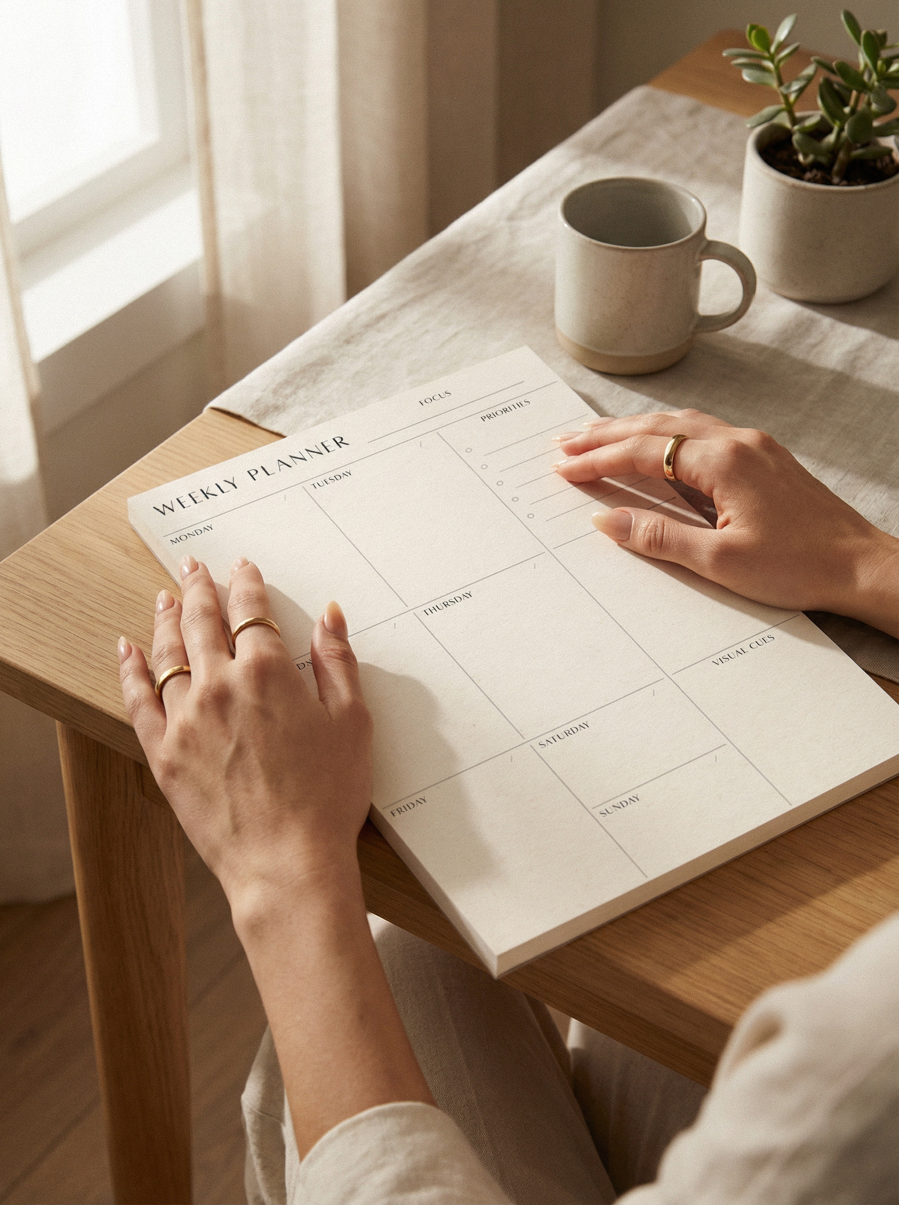 Visual Cues Weekly Planner