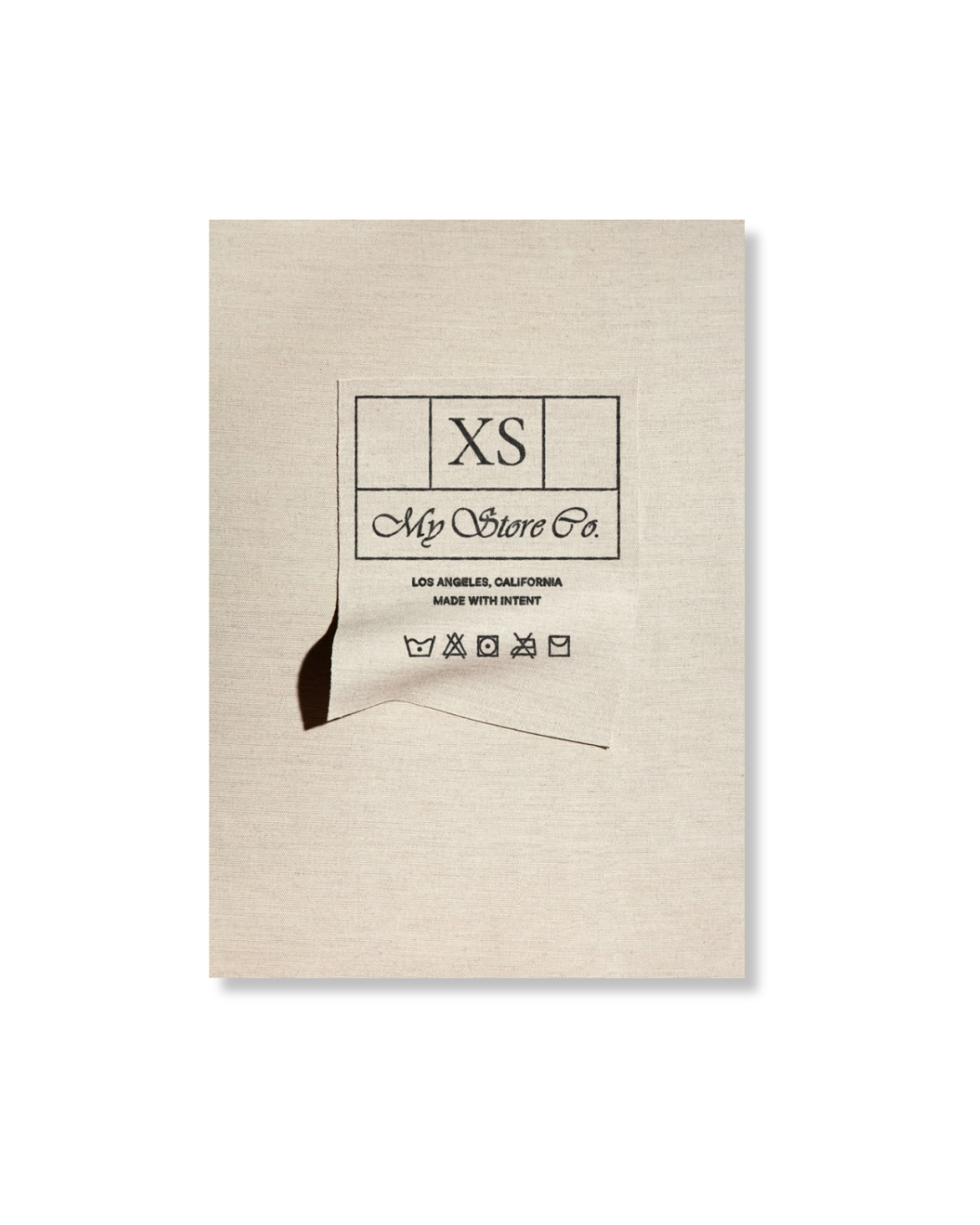 My Store Clothing Tag Label