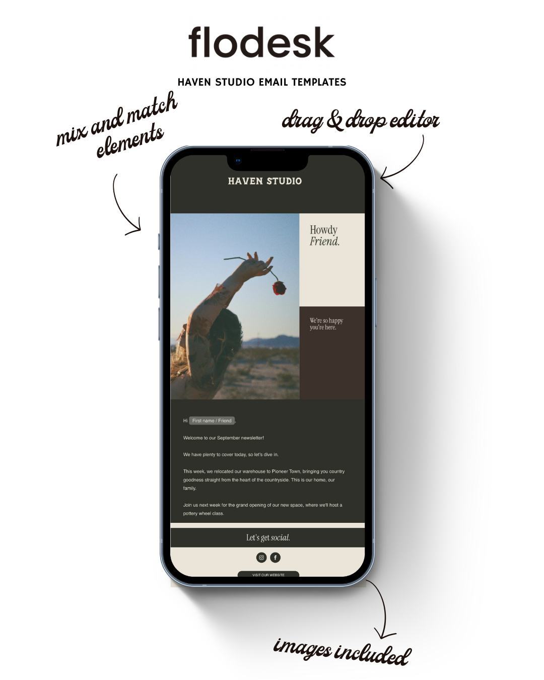 Flodesk Email Template - Haven Studio
