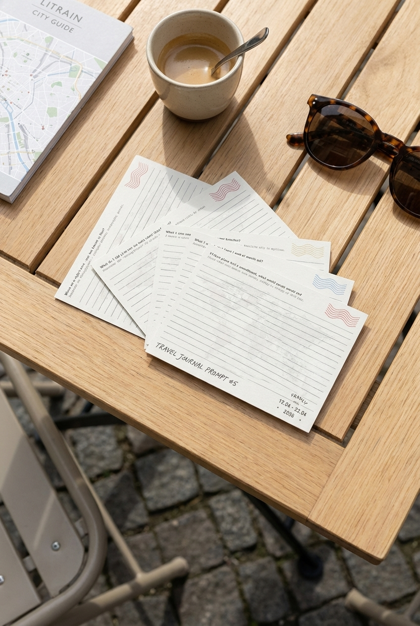 Travel Journey Prompt Cards
