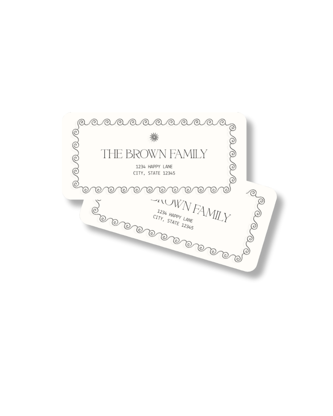 Return Address Stickers - Modern Vintage