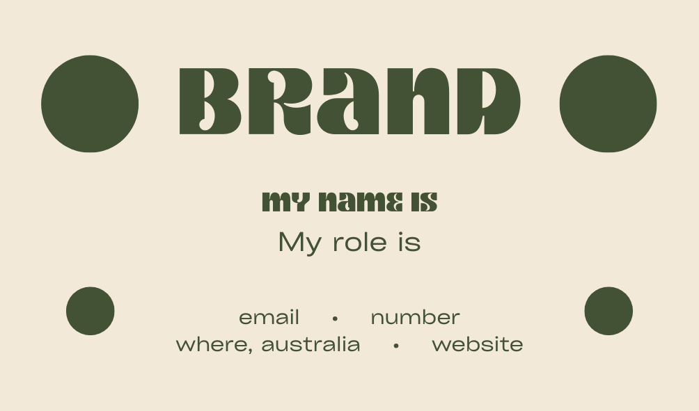 Business Card - Modern