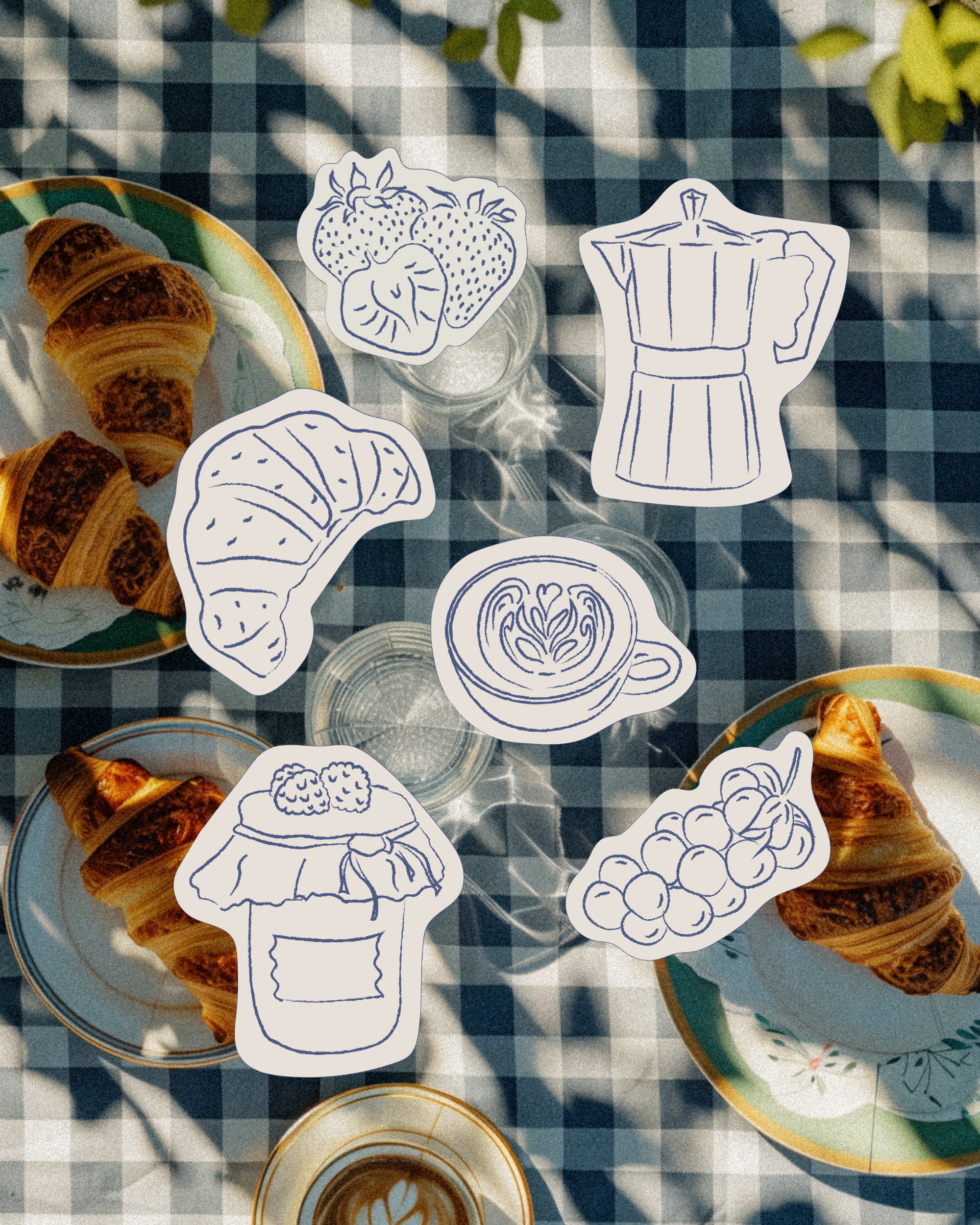 Cafe Illustration Set