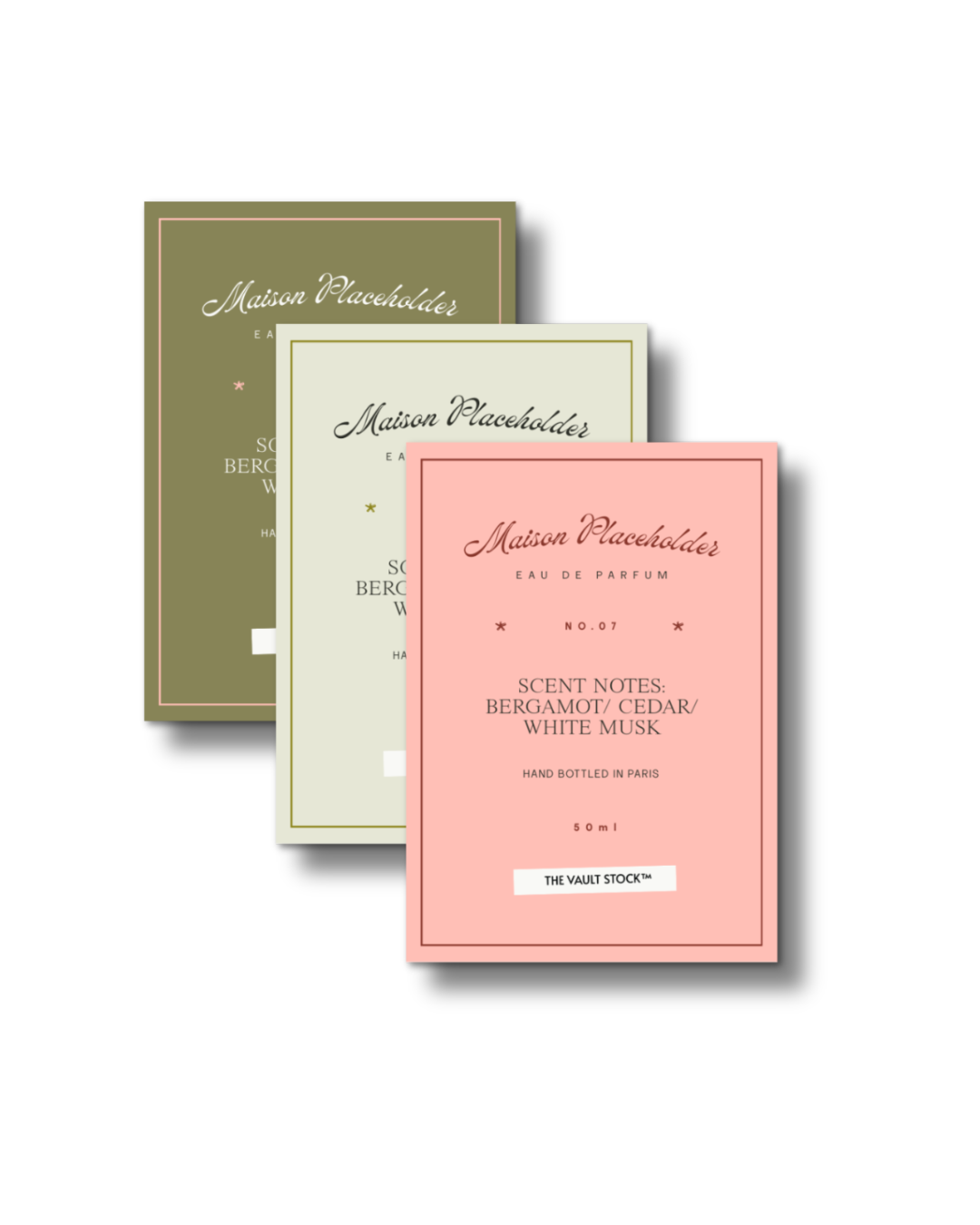 Maison Perfume Label Template