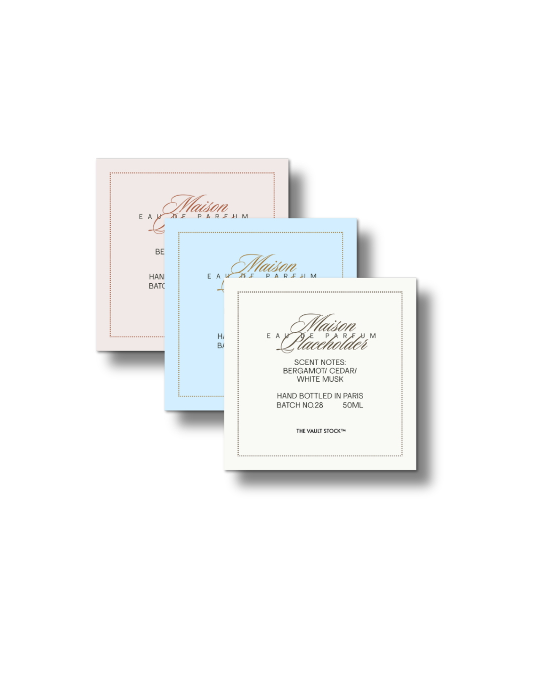 Luxury Perfume Label Template