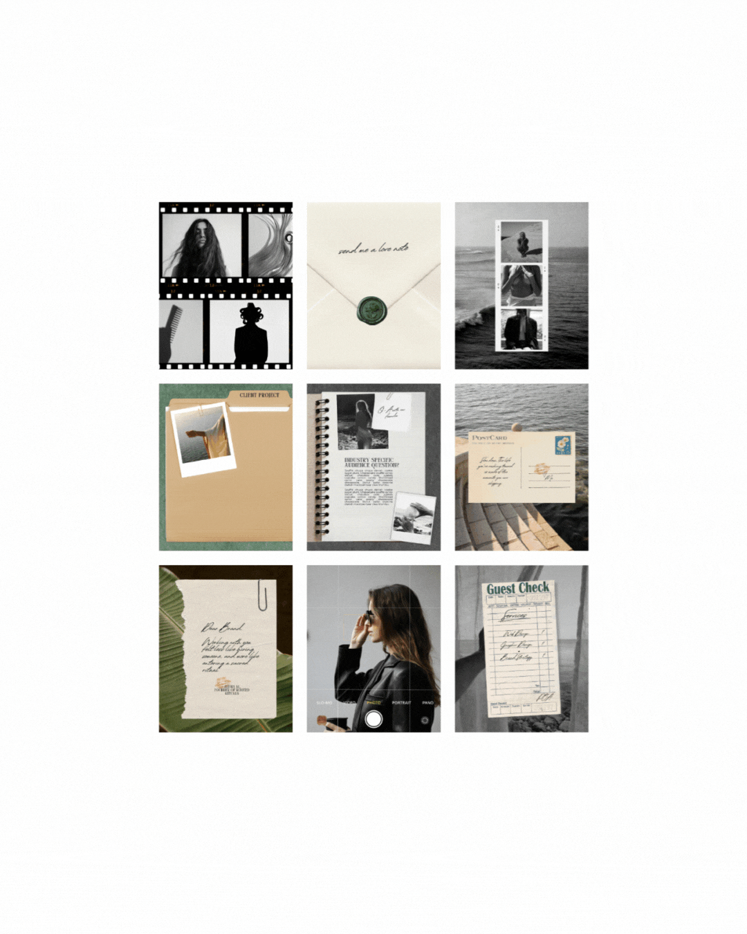 Editorial Instagram Social & Image Set