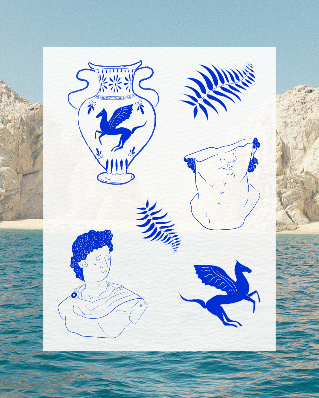 Greek Illustration Set