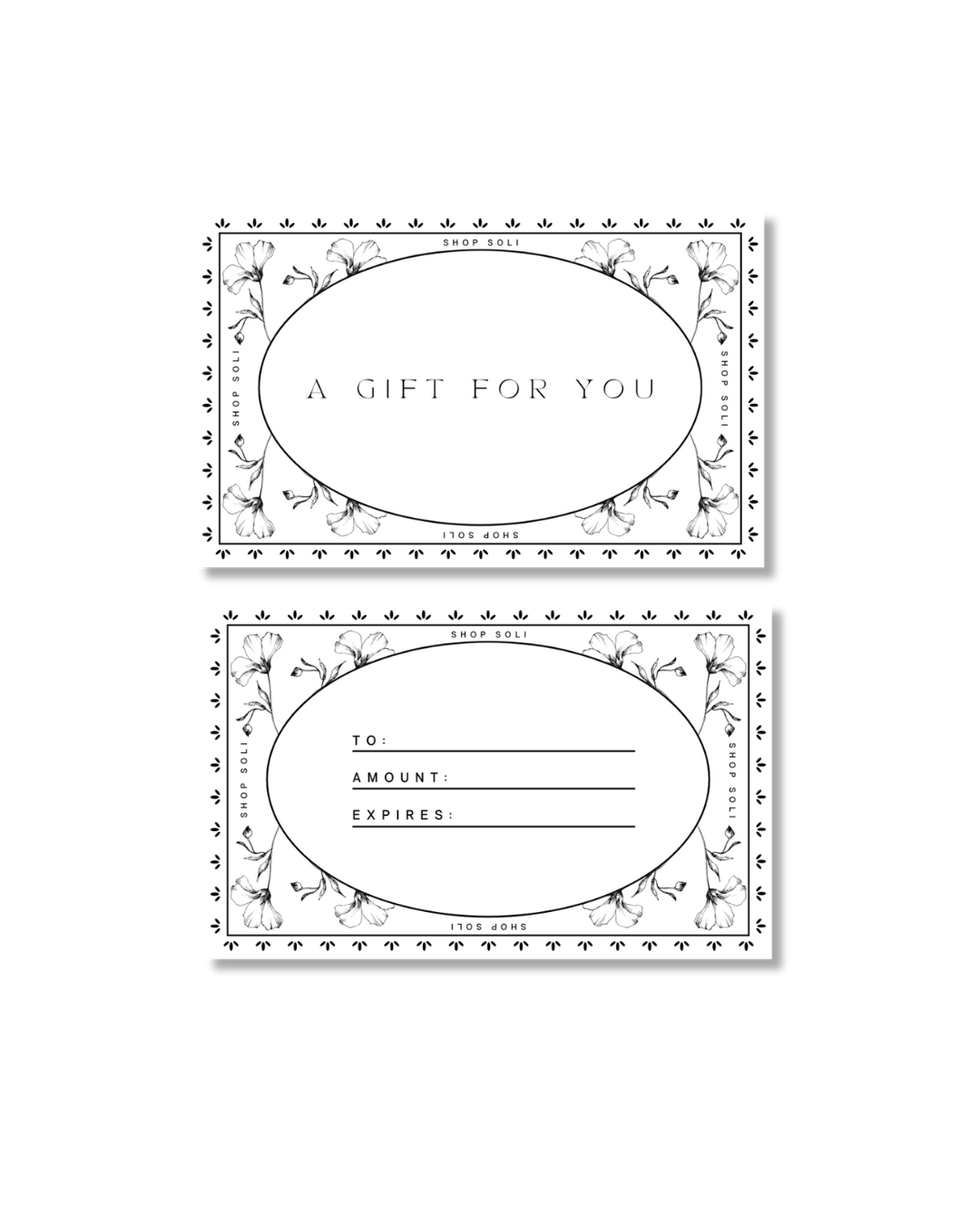 Gift Card Template