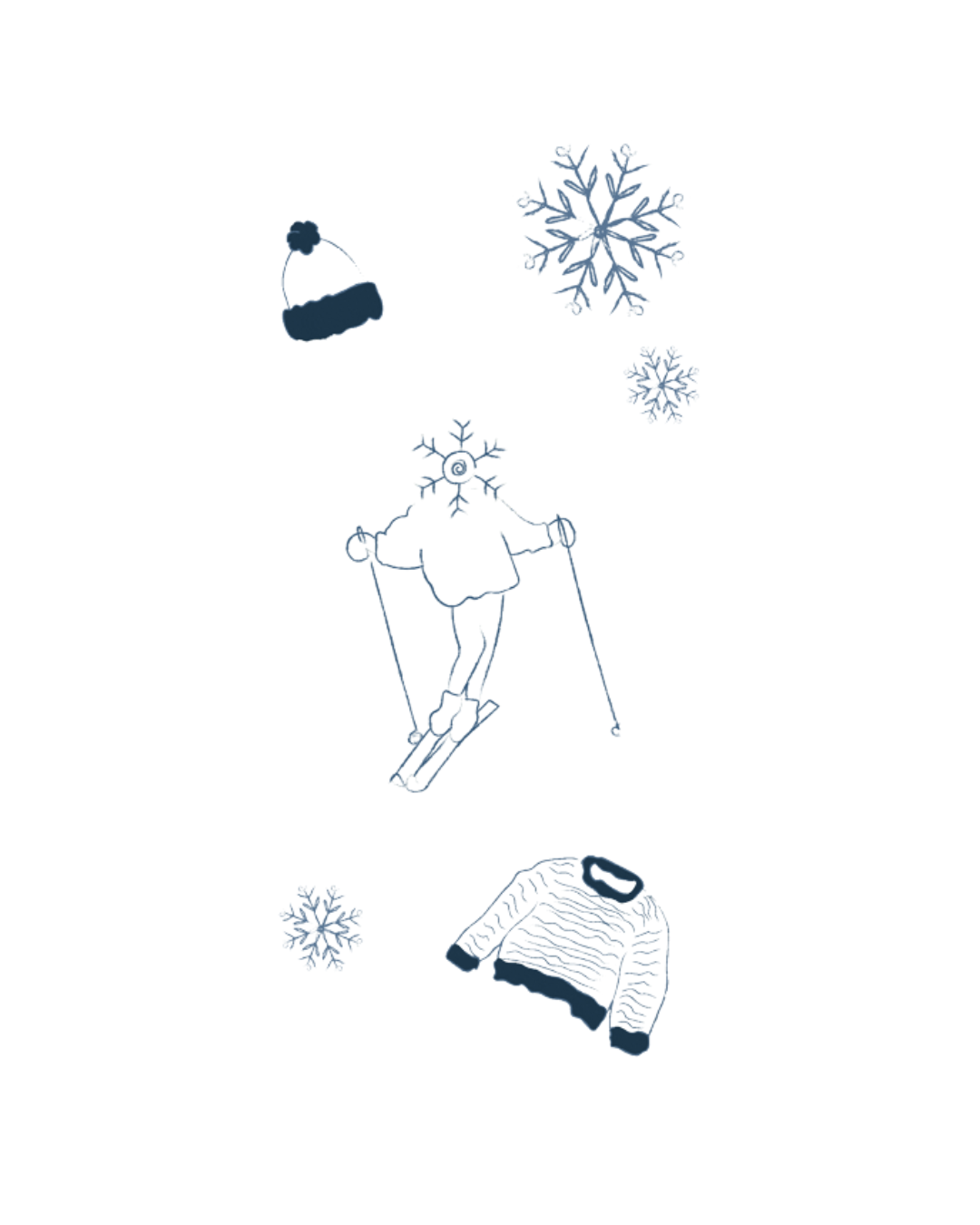 Snow Illustration Set