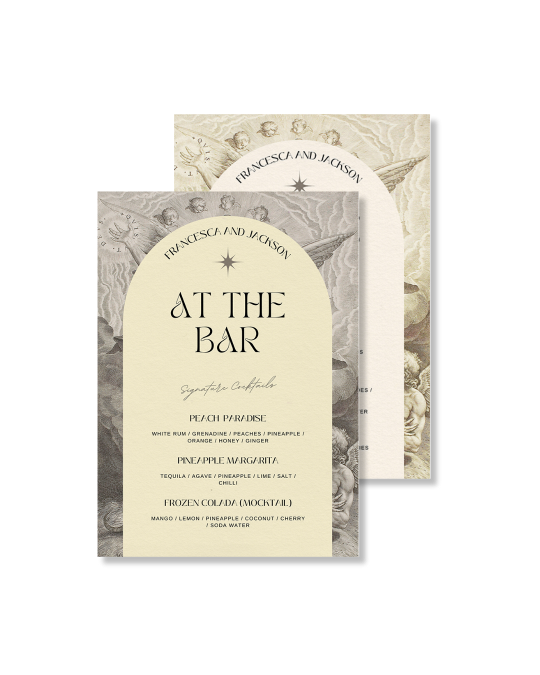 Vintage Menu Template