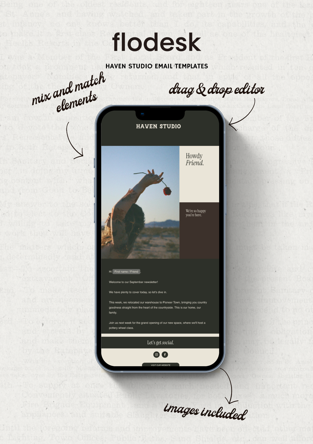 Flodesk Email Template - Haven Studio