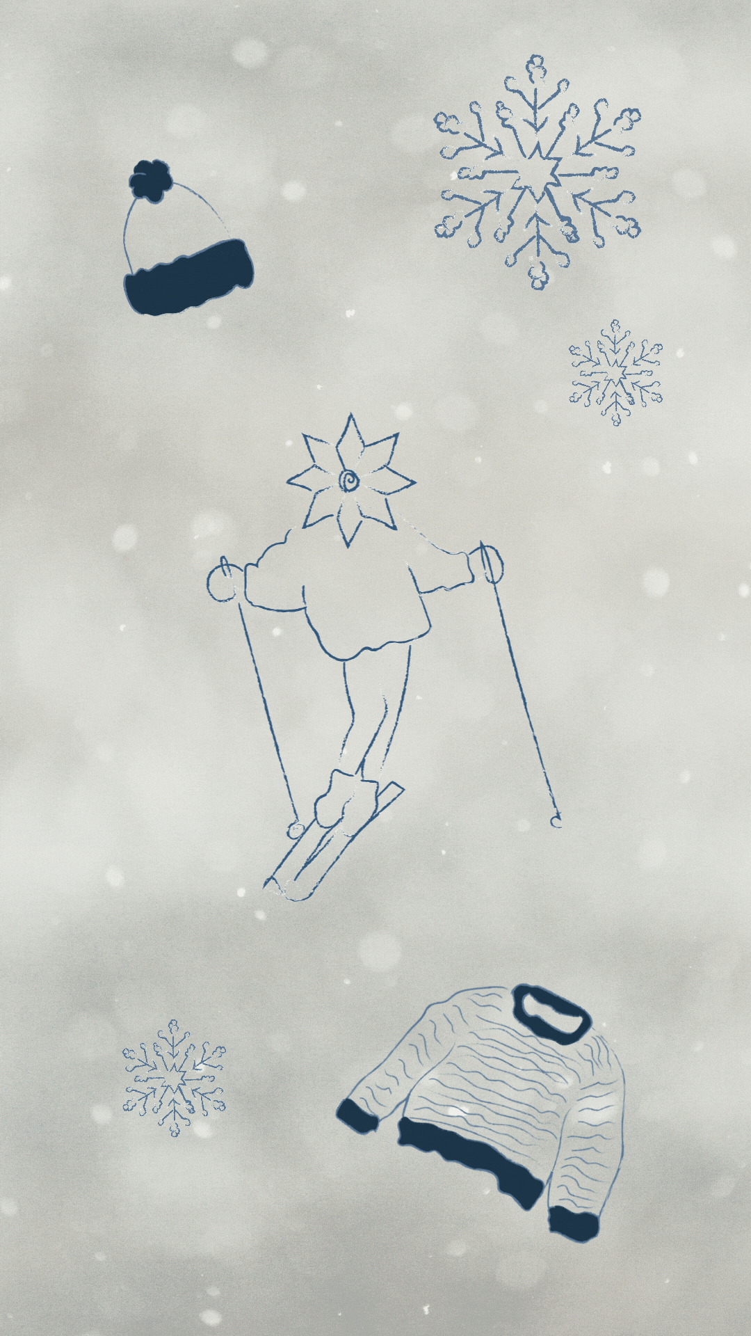 Snow Illustration Set