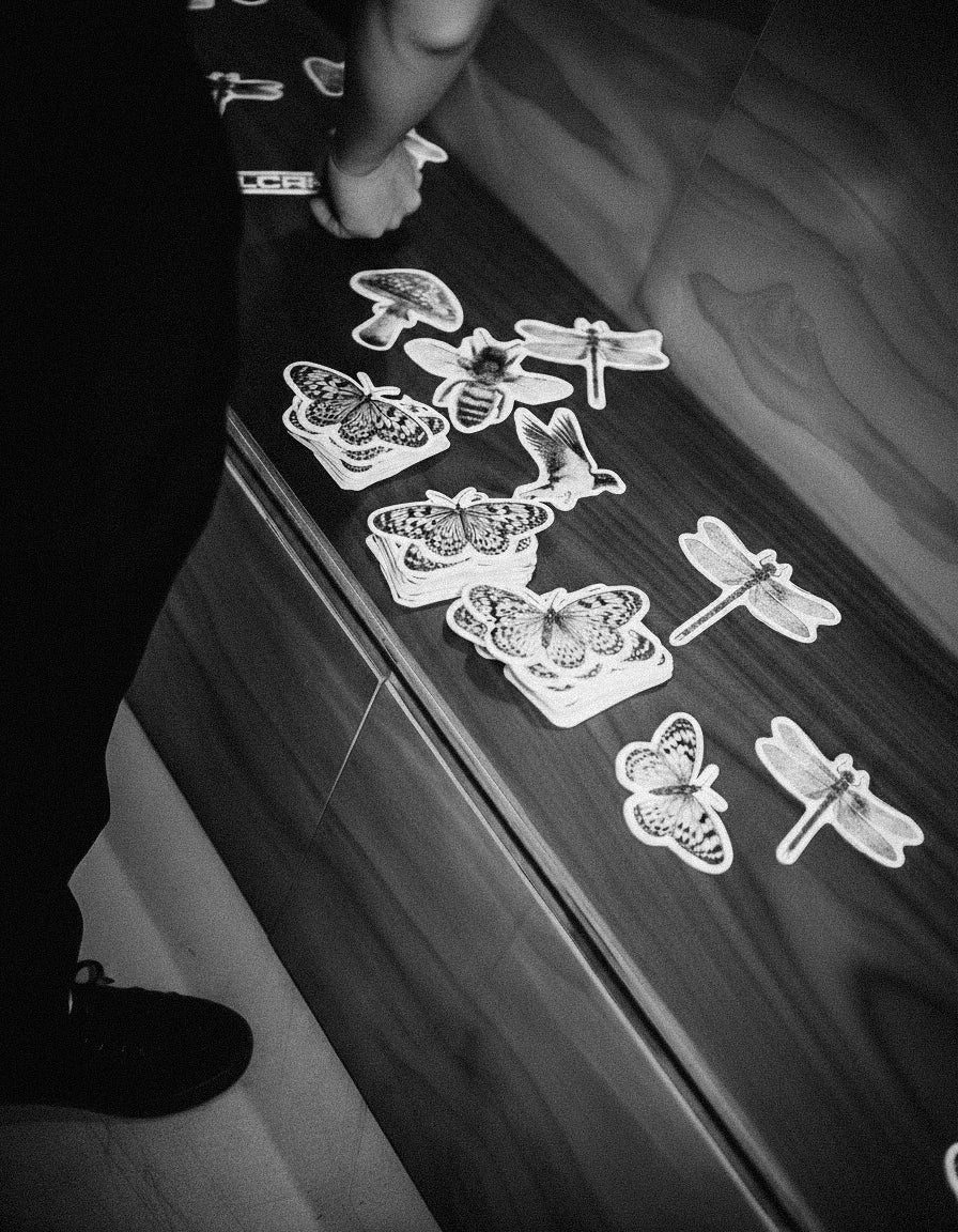 Half Tone Stickers / Illustrations