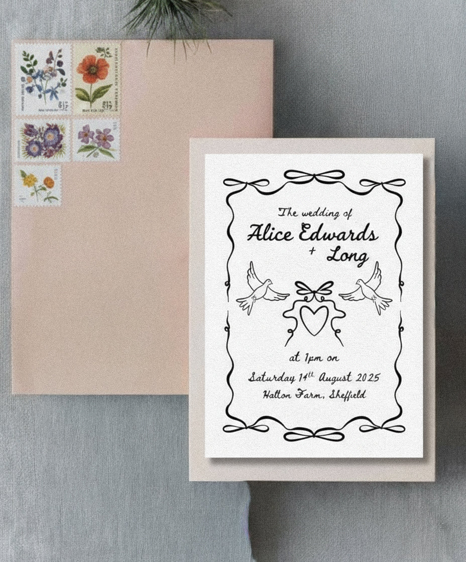 Elegant Wedding Invite