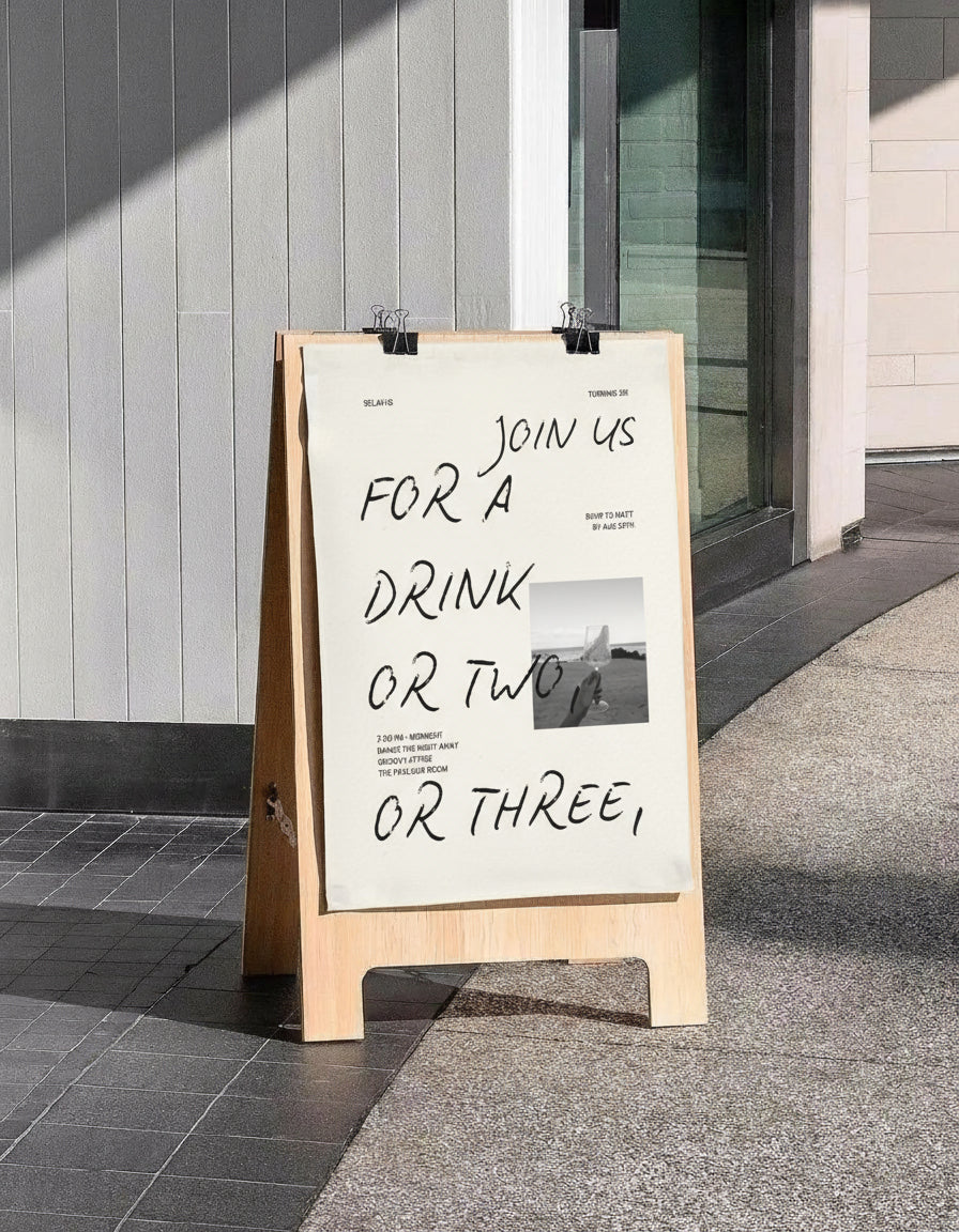 Selah Birthday Invite