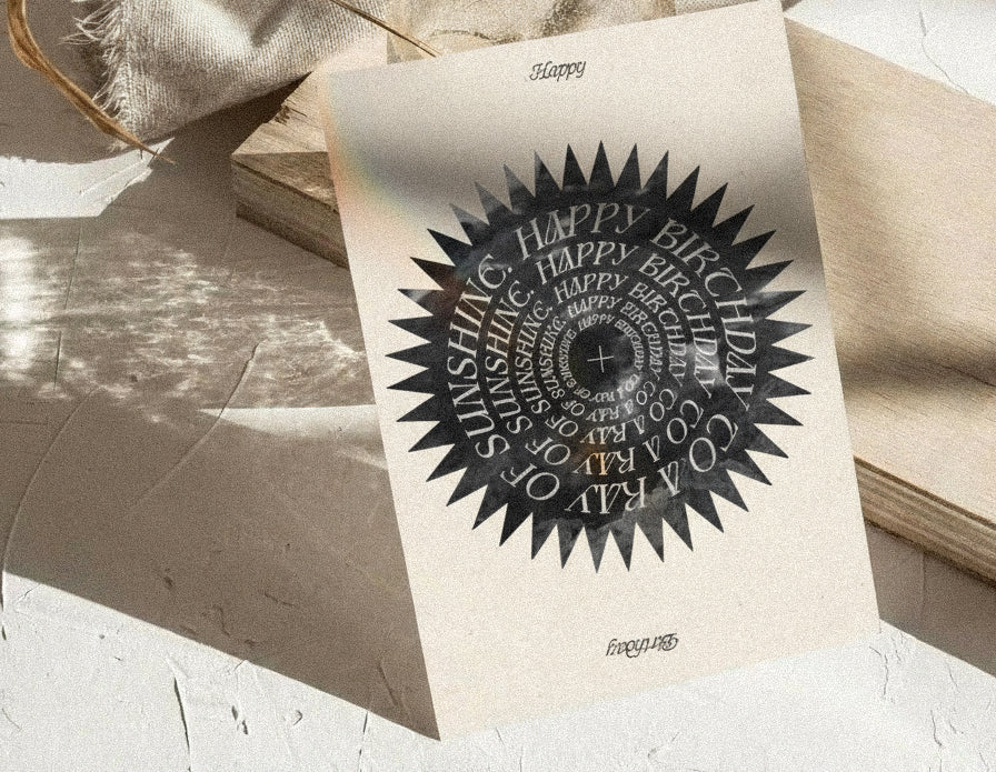 Radiate Birthday Card