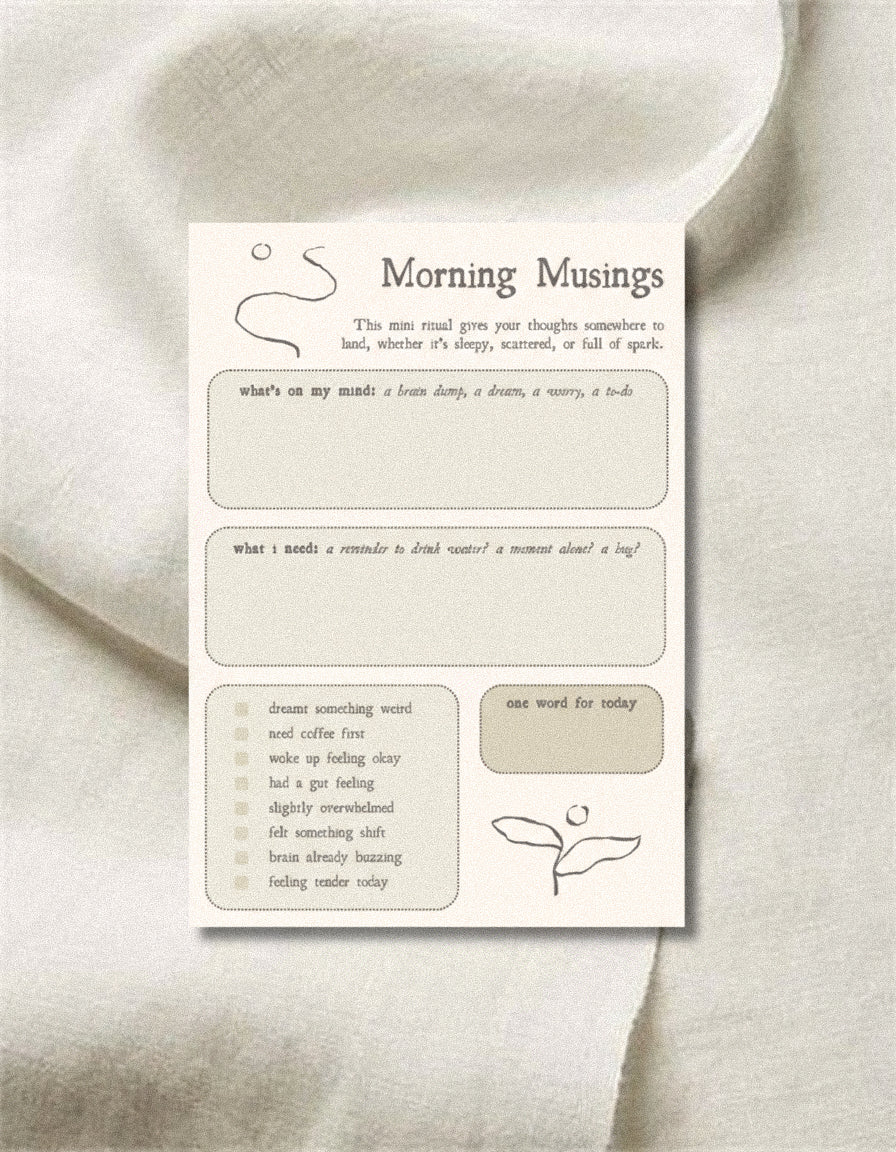 Mini Morning Musings